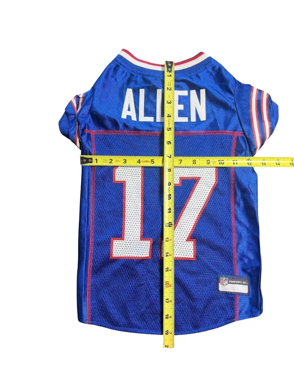 NFL BUFFALO BILLS JOSH ALLEN pet dog jersey shirt team apparel size L New